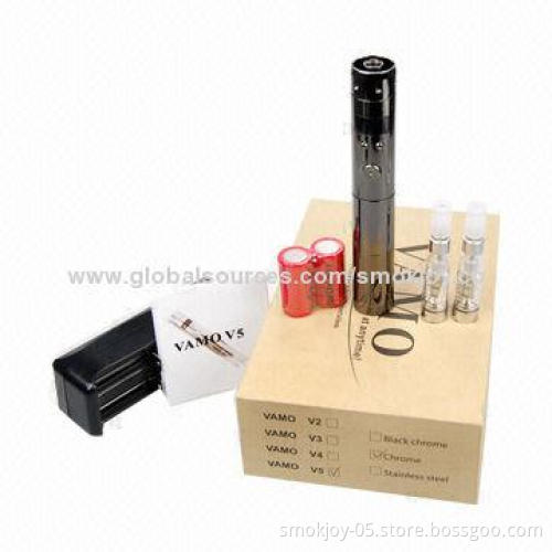 Smokjoy Vamo V5 Stainless Steel Electronic Cigarette, 900/1,800/2,200mAh Battery Capacity